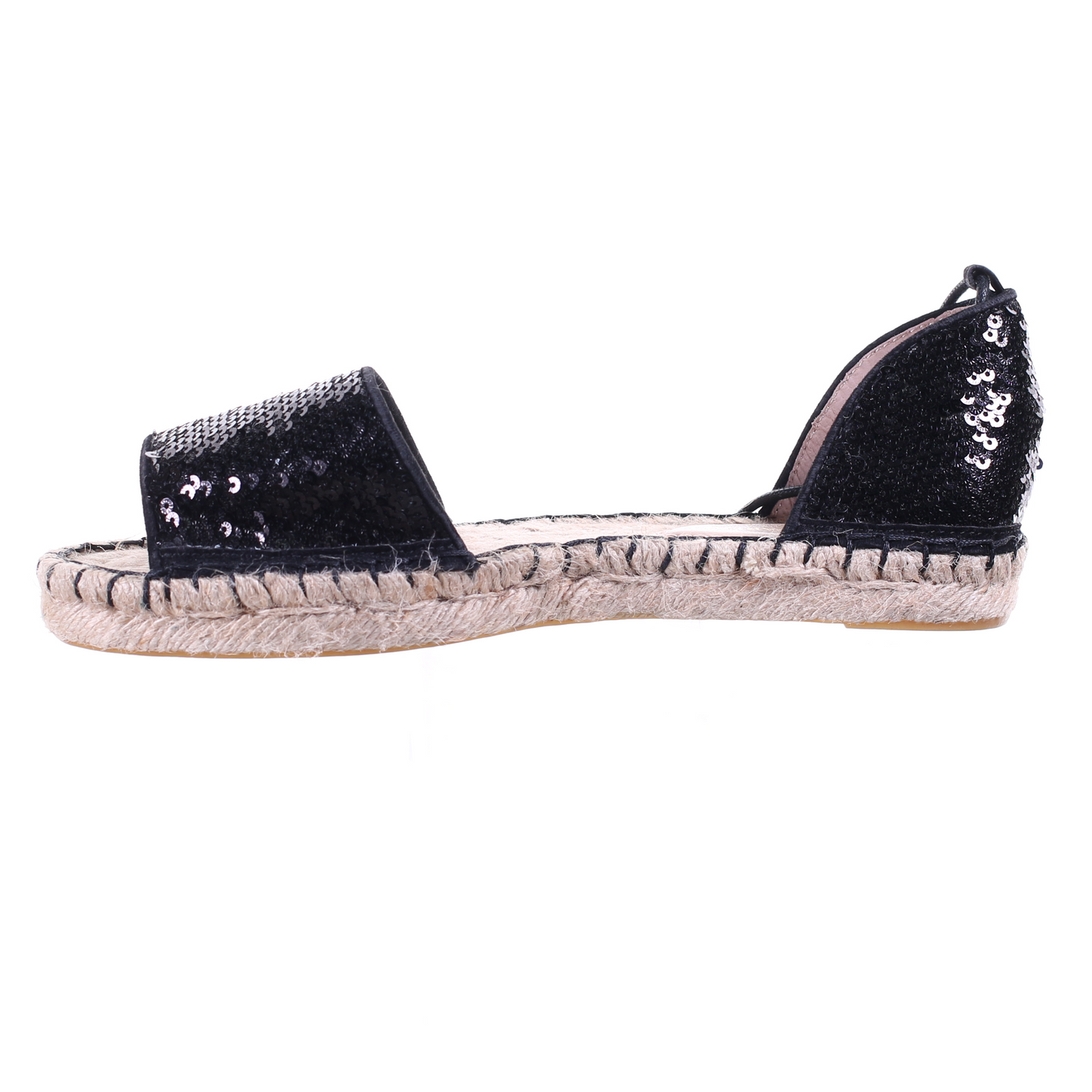 Sequin open toe espadrilles sandal