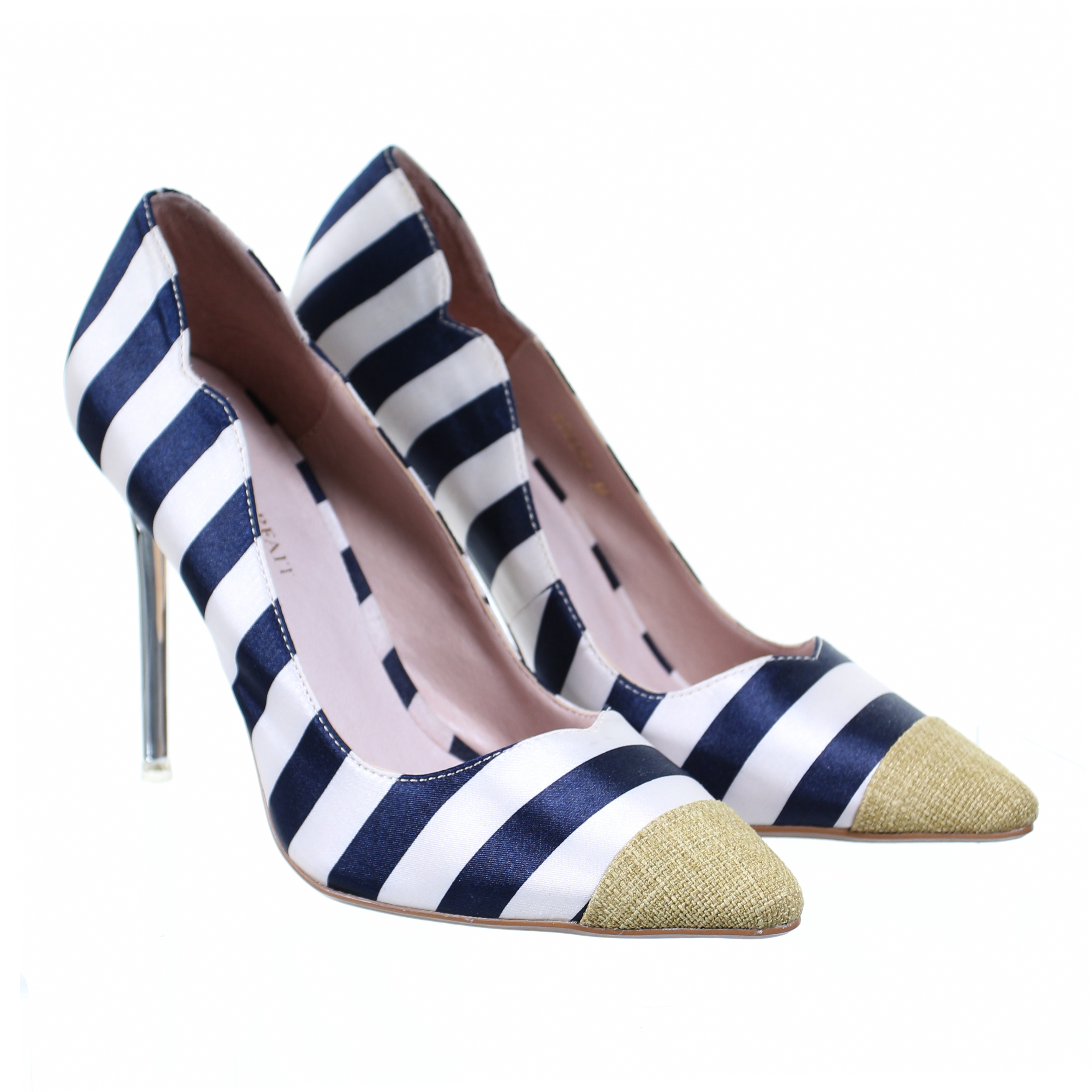Pointed Toe Two-tone Pumps Heels For Women - TheCelebrityDresses