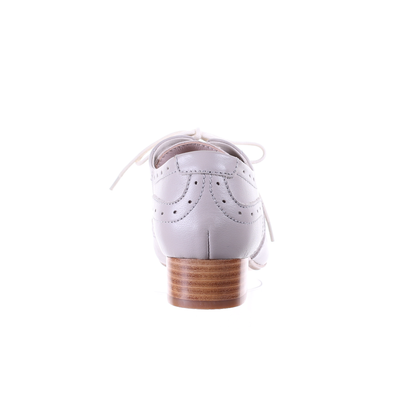 Low heel oxford shoes (Grey)