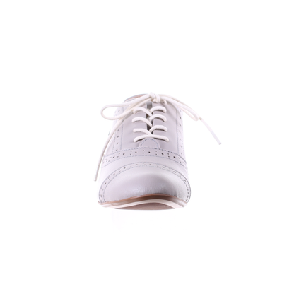 Low heel oxford shoes (Grey)
