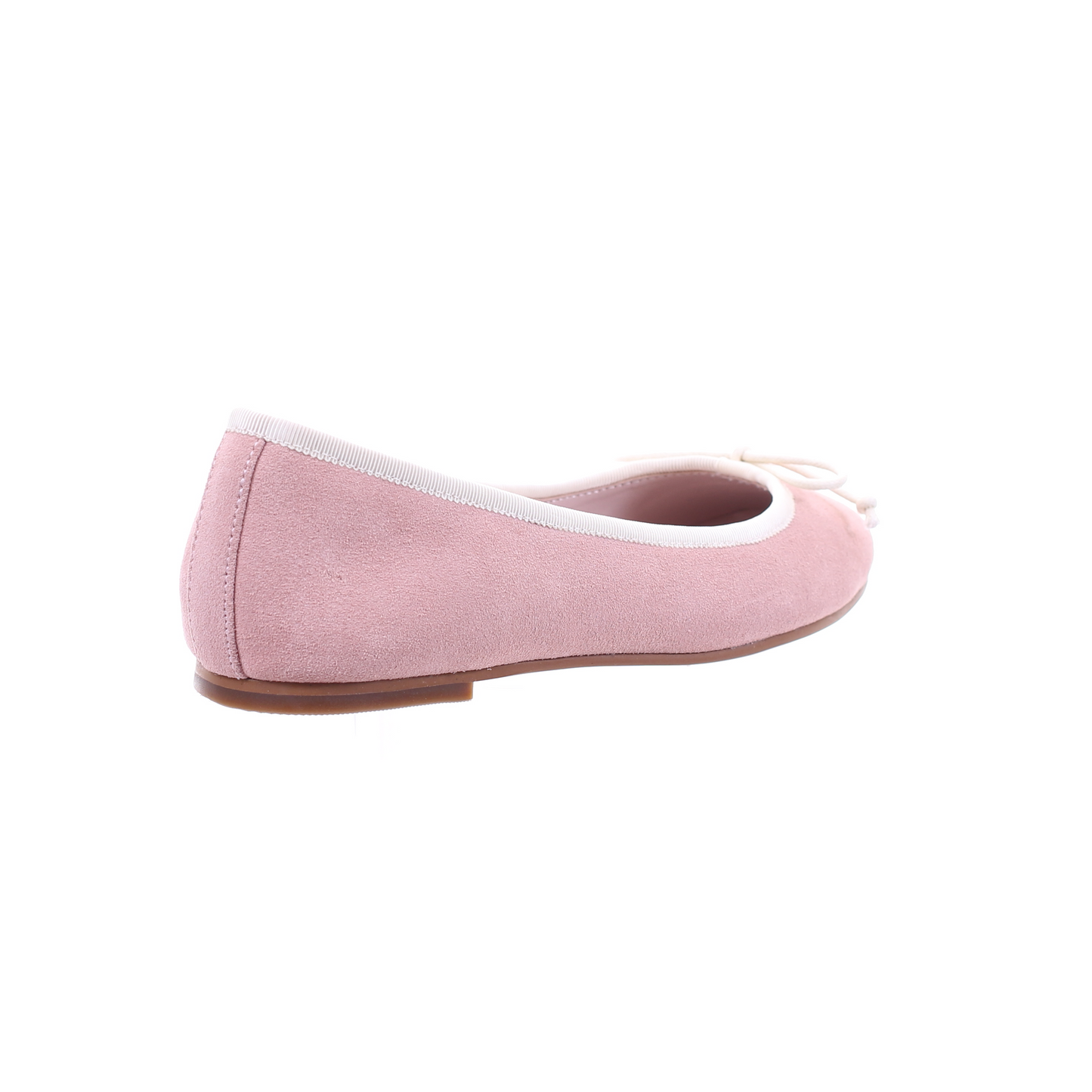 Bow suede ballerina (L.Pink)