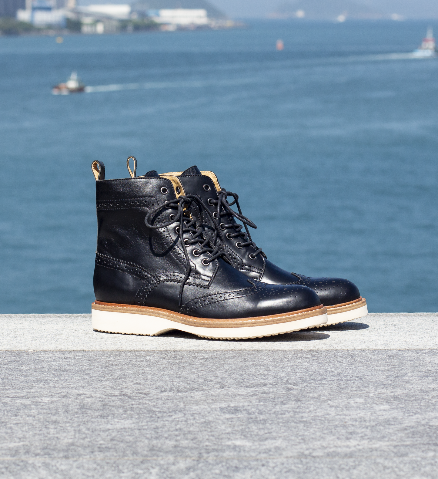 Black oxford boots mens deals