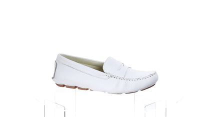 PP Leather Driver Shoes (White)