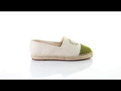 Twotone Espadrilles-Green